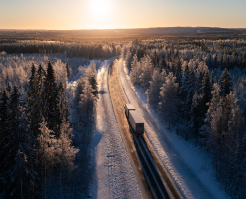 Snökedjor till lastbil, buss, skogsmaskin, husbil